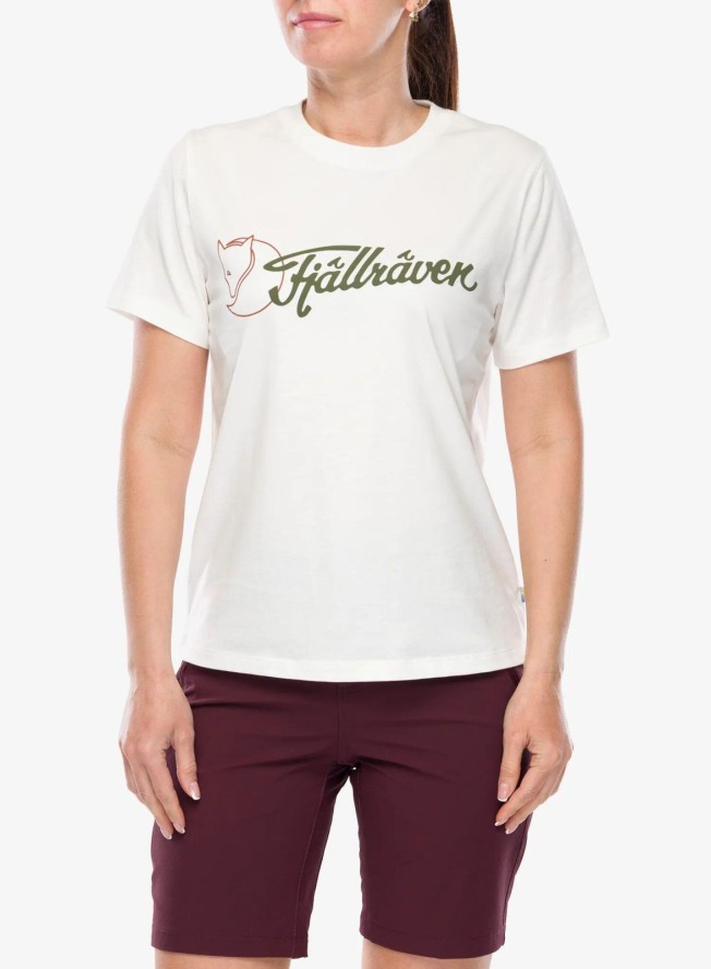Koszulka bawełniana damska Fjallraven Archive Logo T-shirt