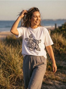 Koszulka z nadrukiem - biały