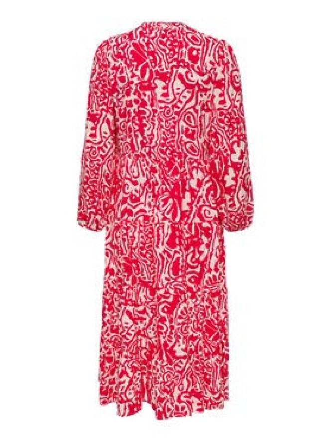 ONLY Sukienka koszulowa Milana 15308233 Czerwony Loose Fit