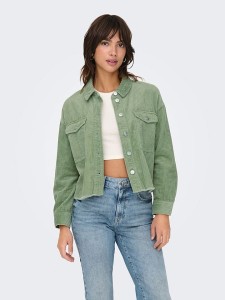 ONLY Kurtka dżinsowa w kolorze zielonym rozmiar: XS