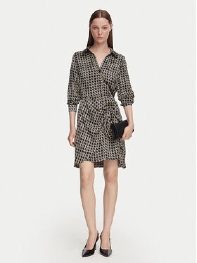 Guess Sukienka koszulowa W4YK35 WF1T2 Granatowy Regular Fit