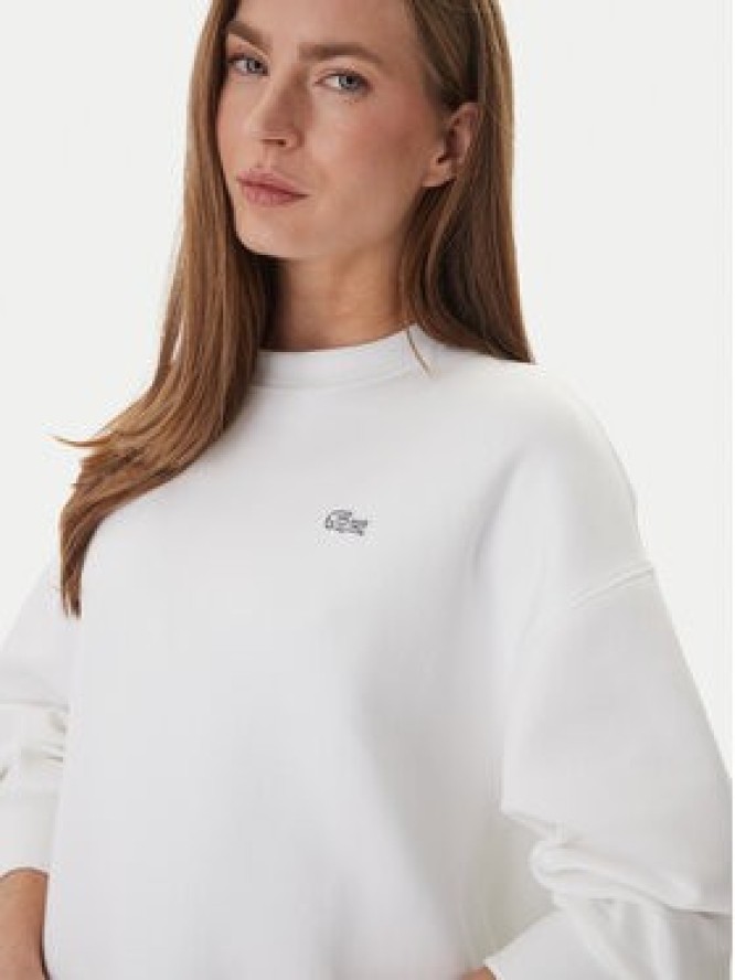 Lacoste Bluza SF0046 Biały Oversize