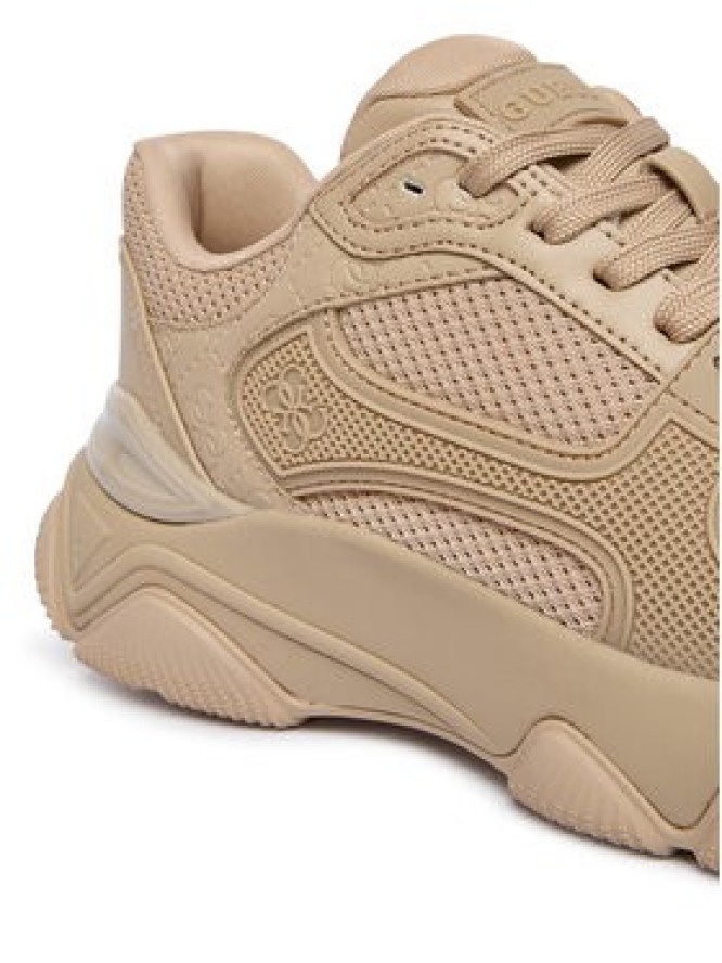 Guess Sneakersy FLTMZZ ELE12 Beżowy