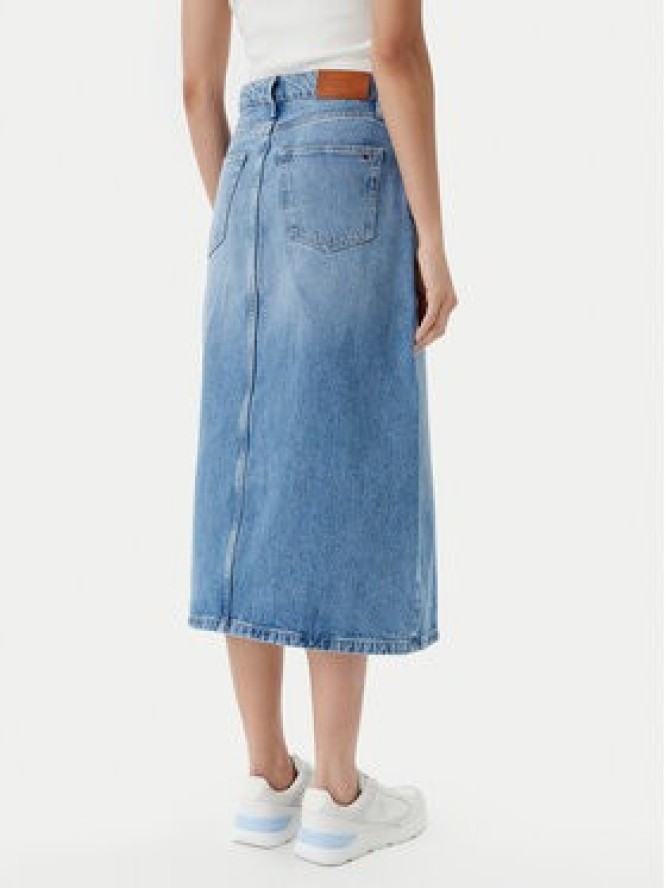 Tommy Hilfiger Spódnica jeansowa WW0WW45501 Niebieski Regular Fit