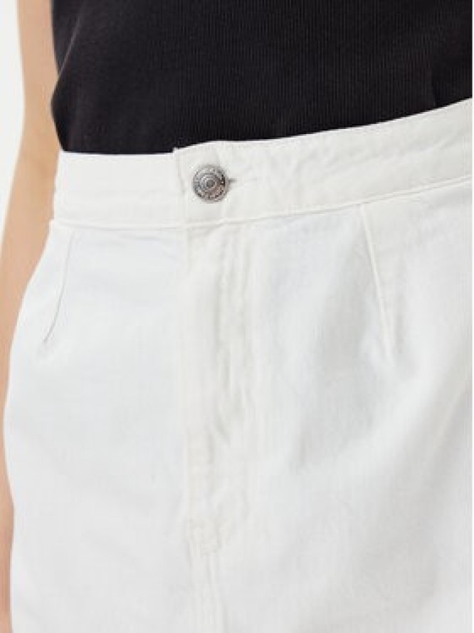 Calvin Klein Jeans Spódnica jeansowa J20J225194 Biały Regular Fit