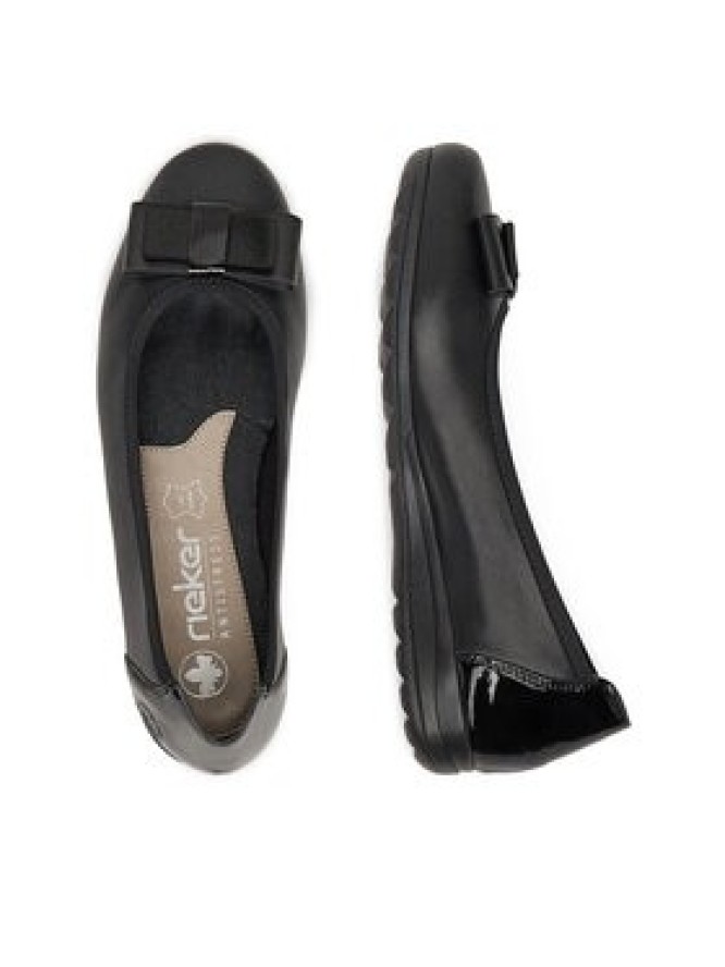 Rieker Półbuty L9366-00 Czarny