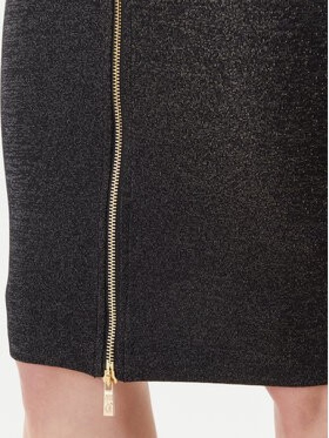 Just Cavalli Sukienka codzienna 79PAO905 J0251 Czarny Slim Fit