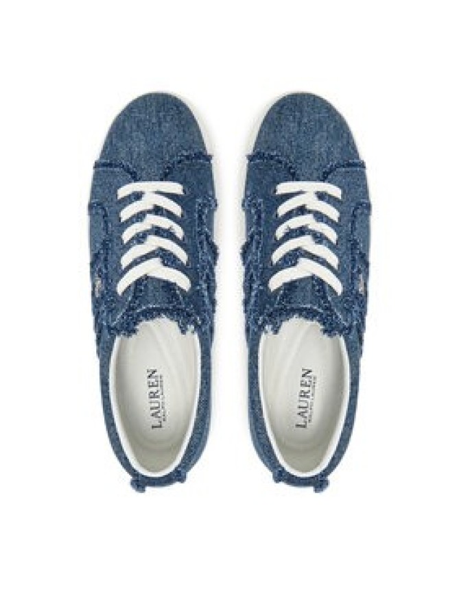 LAUREN RALPH LAUREN Sneakersy Janson Fray 802961846001 Niebieski
