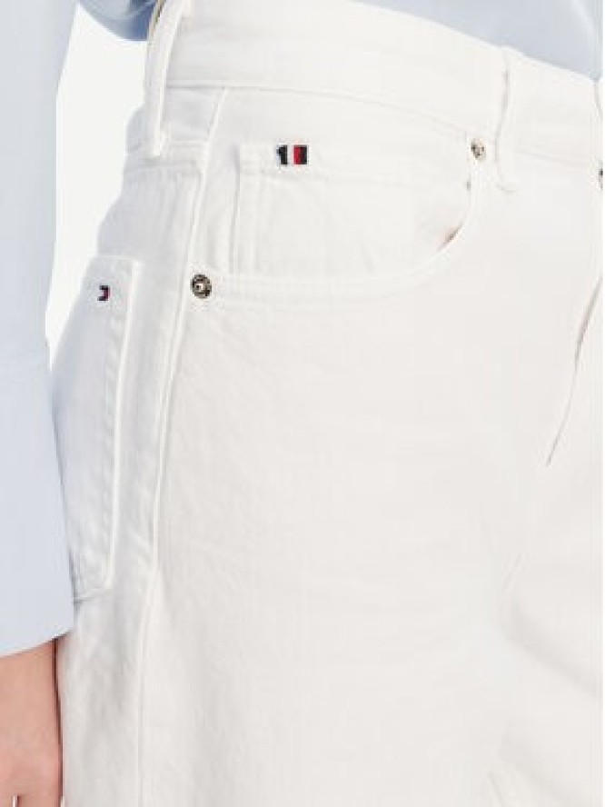 Tommy Hilfiger Jeansy WW0WW44363 Biały Wide Leg