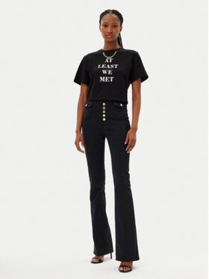 MET T-Shirt M10 261TS Czarny Regular Fit