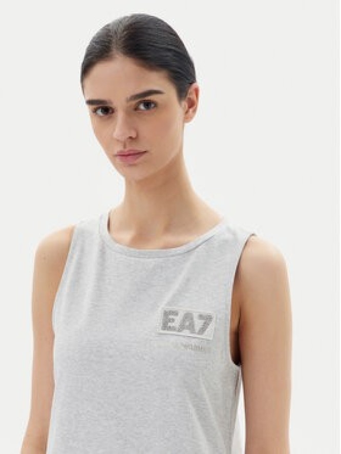 EA7 Emporio Armani Sukienka codzienna 7W000180 AF12484 O8002 Szary Regular Fit