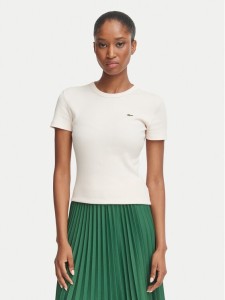 Lacoste T-Shirt TF5538 Różowy jasny Slim Fit
