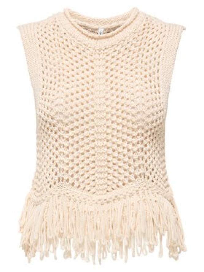 ONLY Top Kimmie 15365146 Beżowy Regular Fit