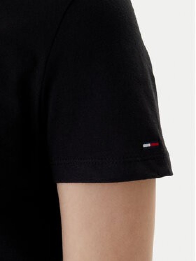 Tommy Jeans T-Shirt Essential DW0DW21842 Czarny Regular Fit