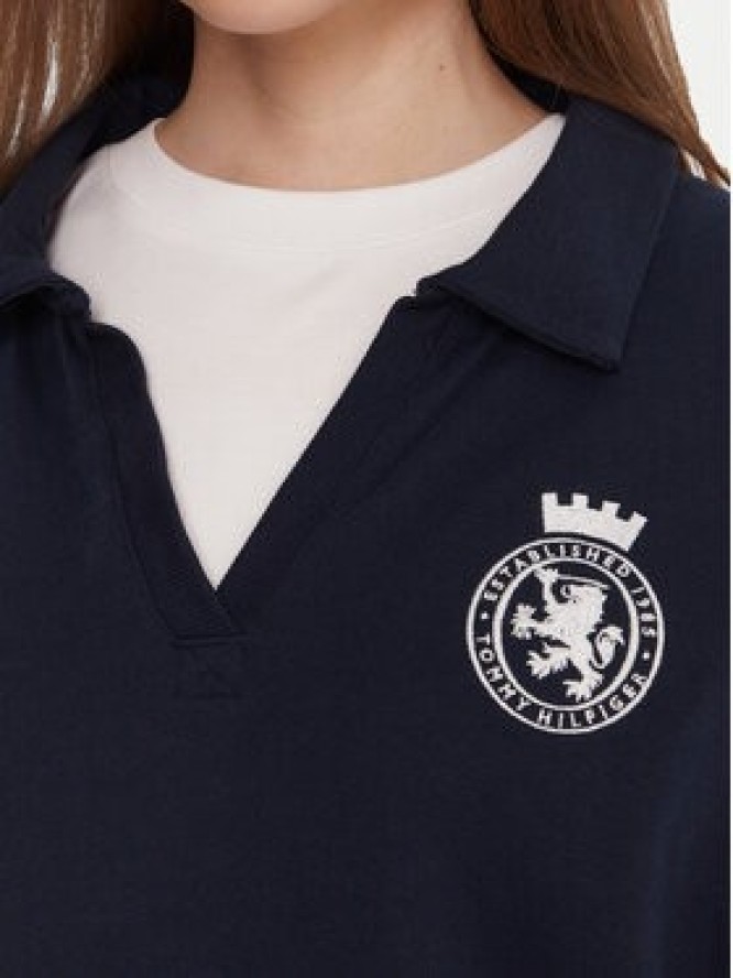 Tommy Hilfiger Bluza UW0UW06078 Granatowy Regular Fit