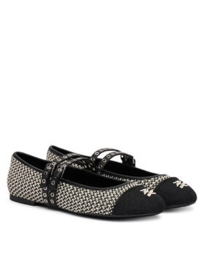 KARL LAGERFELD Baleriny Karo KL40128 Czarny