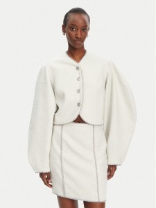 ROTATE Marynarka 1136793042 Écru Relaxed Fit