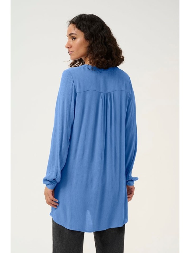 Kaffe Tunika "Amber" w kolorze błękitnym rozmiar: 44