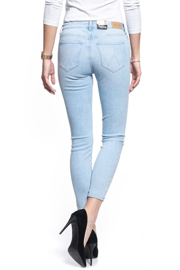 SPODNIE DAMSKIE WRANGLER SKINNY SOFT BREEZE W28MJG21S 112128462