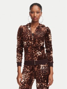 Juicy Couture Bluza Robyn JCWAS226338 Brązowy Slim Fit