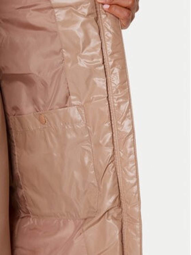 Calvin Klein Kurtka zimowa LV044D543G Beżowy Slim Fit