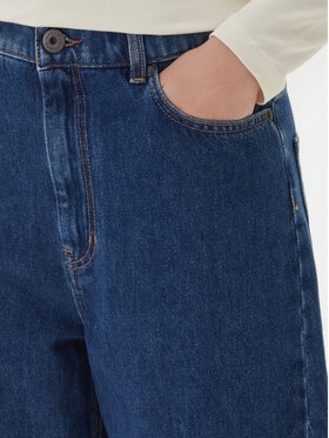Weekend Max Mara Jeansy Douglas 2525186022 Granatowy Baggy Fit