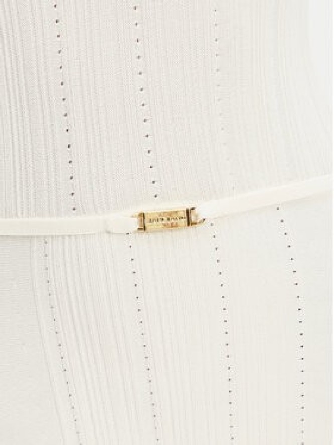 Marciano Guess Sukienka dzianinowa 5GGK26 5874Z Écru Regular Fit