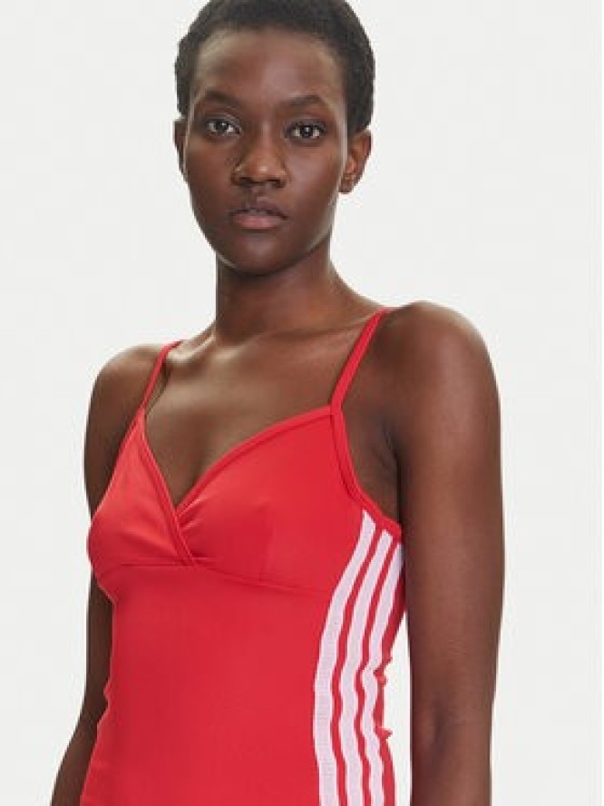 adidas Top Seasonal Essentials 3-Stripes JM1910 Czerwony Slim Fit