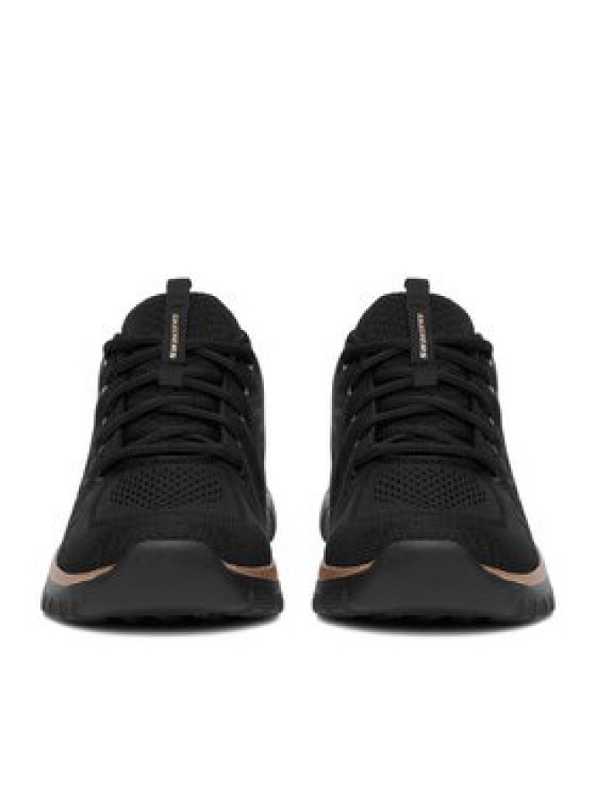 Skechers Sneakersy CEO-GRACEFUL 12615 BKRG Czarny