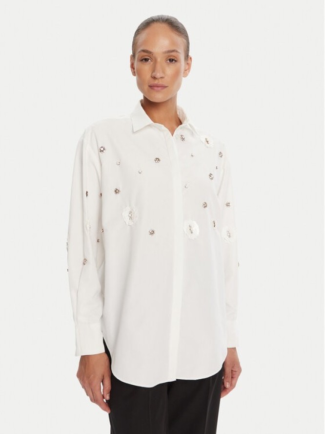 Bruuns Bazaar Koszula Chrisoula Beia BBW4201 Biały Loose Fit