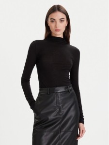 Calvin Klein Sweter LV044D239G Czarny Slim Fit