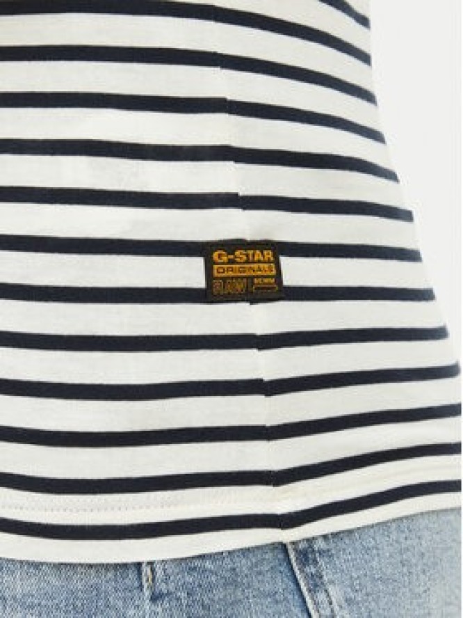 G-Star Raw T-Shirt Eyben D24533-D244 Biały Regular Fit