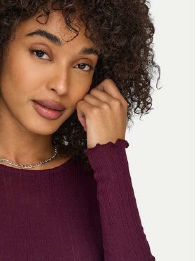 ONLY Bluzka Carlotta 15291987 Fioletowy Regular Fit