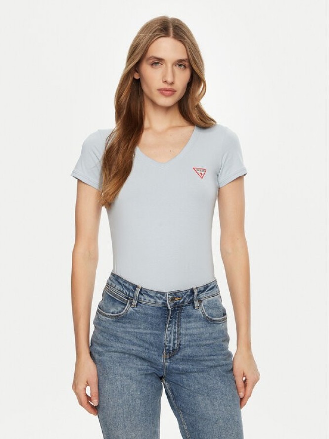Guess T-Shirt 159539 Zielony Classic Fit