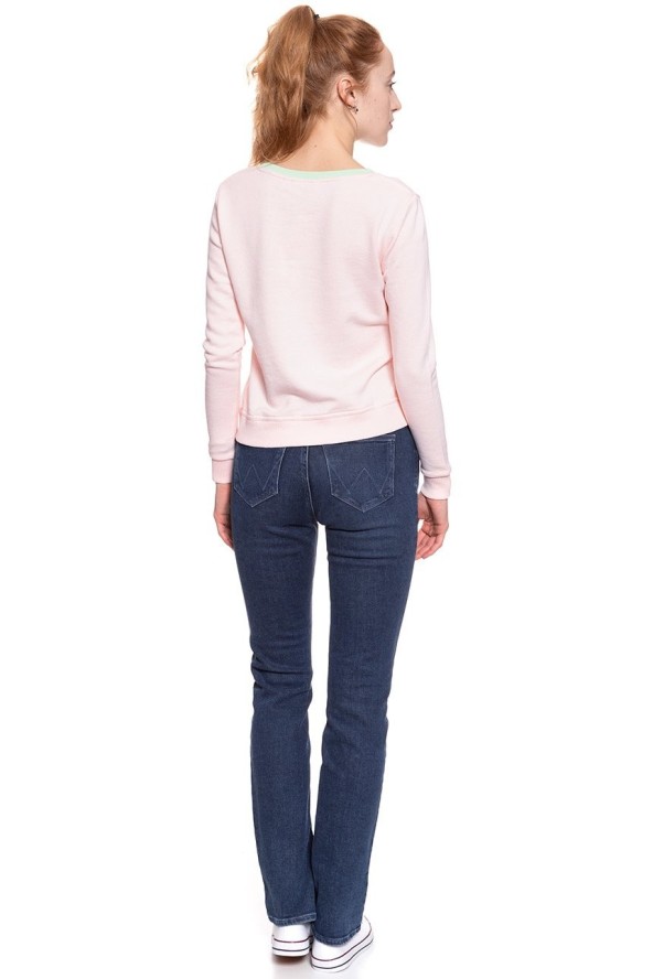 DAMSKI SWETER WRANGLER RETRO KABEL SWT ROSEWATER W602RHYLF 112130380