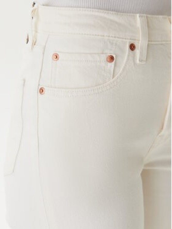 Levi's® Jeansy 501® 36200-0374 Écru Cropped Fit