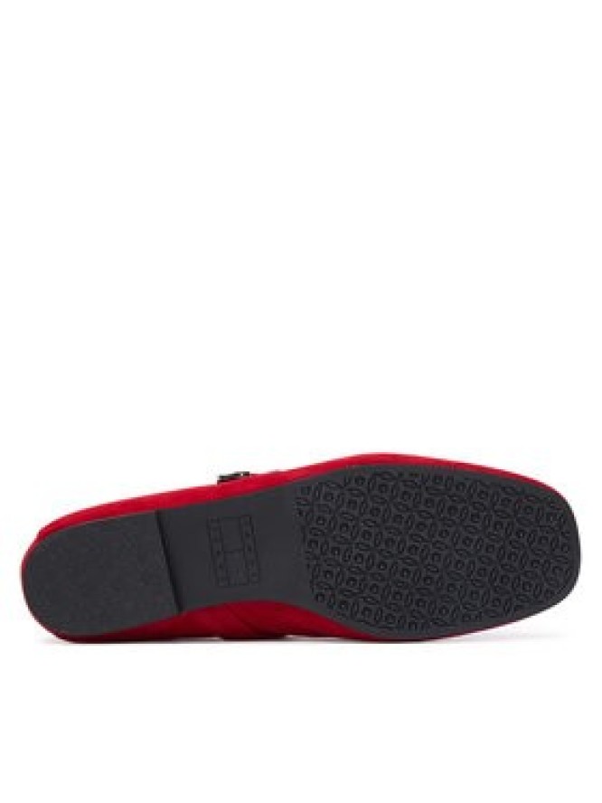 Tommy Jeans Baleriny Tjw Ballerina Suede EN0EN03067 Czerwony