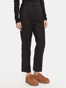 Weekend Max Mara Spodnie materiałowe Caldaia 2525136152 Czarny Regular Fit