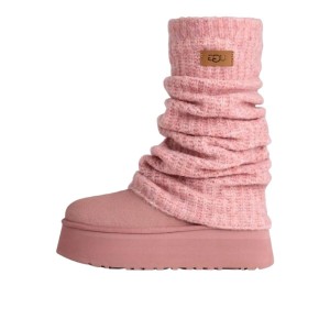 UGG Classic Mini Dipper Legwarmer Boot Pink Dawn