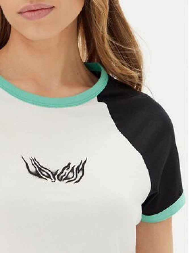 Volcom T-Shirt Alix 2 B3512506 Biały Slim Fit