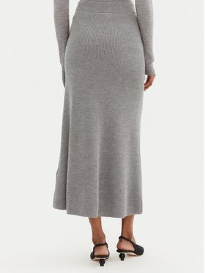 Max Mara Leisure Spódnica midi Agile 2426306028 Szary Regular Fit
