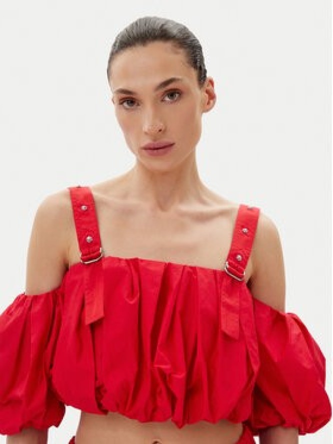 PINKO Top 105176 A2LD Czerwony Regular Fit