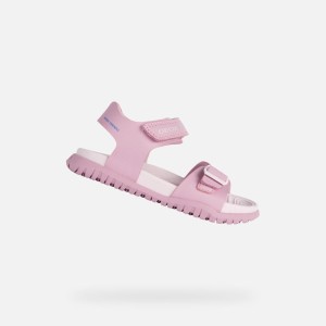 Sandały GEOX J SANDAL FUSBETTO GI Rose