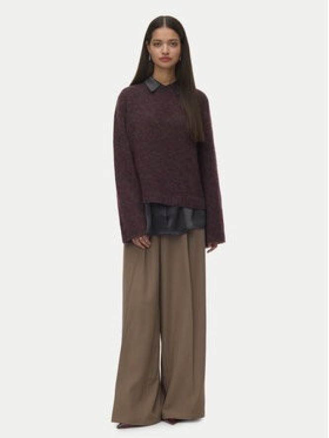 Vero Moda Sweter Ingrid 10331365 Fioletowy Regular Fit