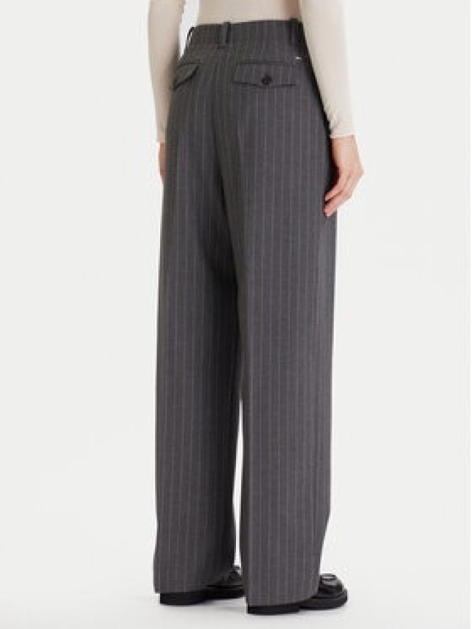 Tommy Hilfiger Spodnie materiałowe WW0WW47550 Szary Wide Leg