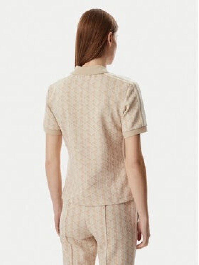 Lacoste Polo DF3364 Beżowy jasny Slim Fit