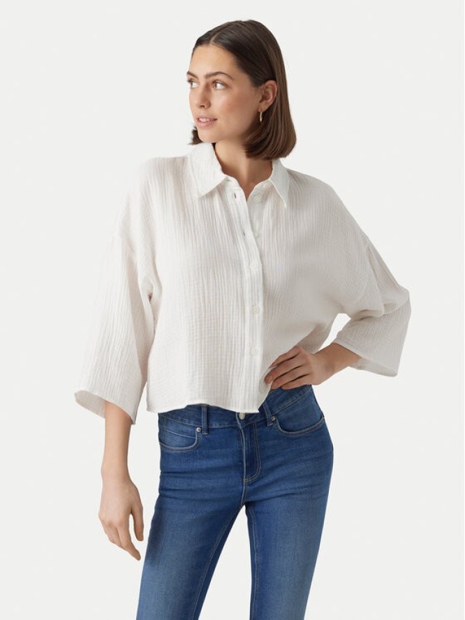 Vero Moda Koszula Natali 10279685 Biały Standard Fit