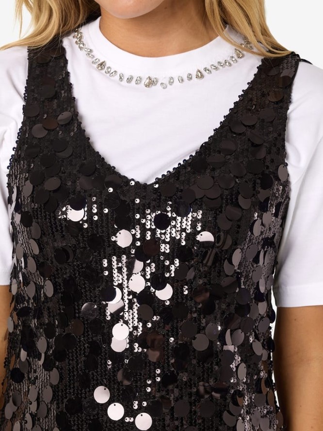 Noisy may Sukienka w kolorze czarnym rozmiar: S