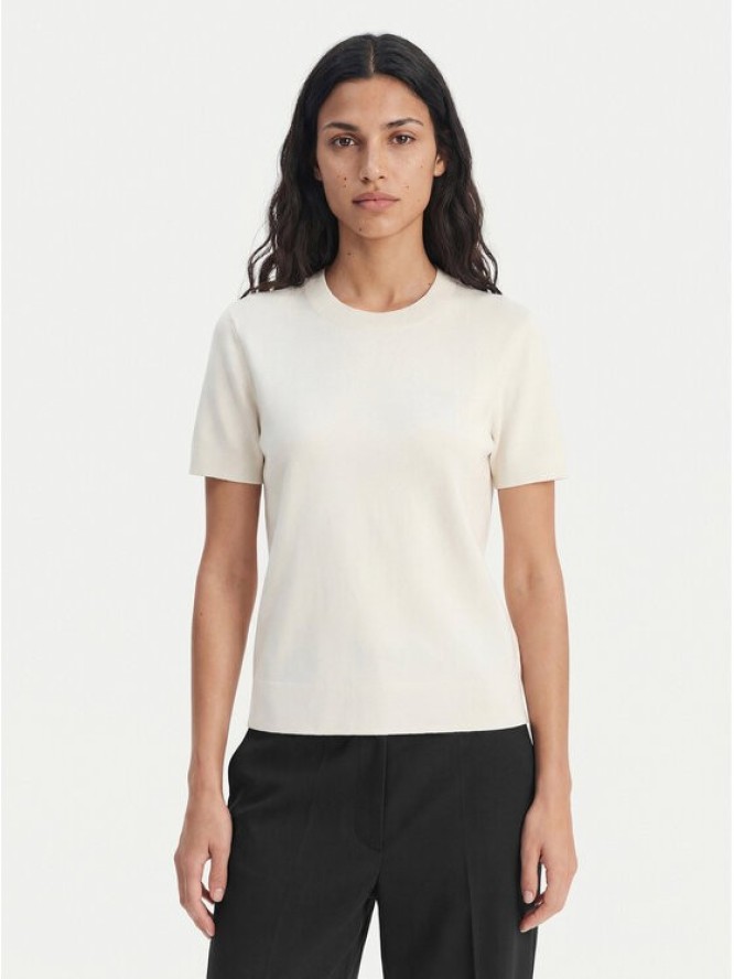 Calvin Klein T-Shirt LV147E303G Écru Regular Fit