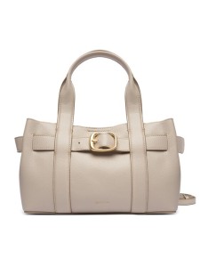 Calvin Klein Torebka Buckle Mini Tote With Strap LV04F3295G Beżowy